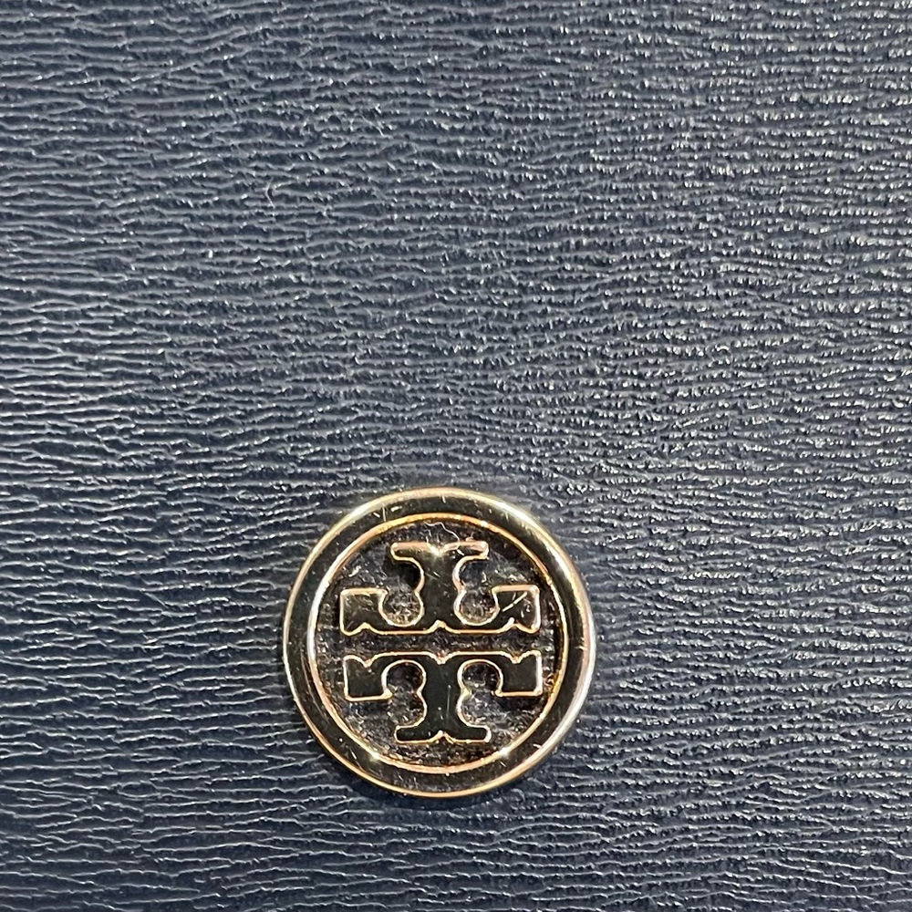 Tory Burch Dark Navy Blue and Red Women's Wallet - Picture 12 of 15
